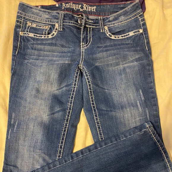 Antique Rivet Denim - Antique Rivet Jeans